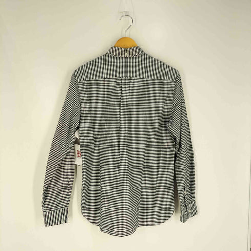 ビームスプラス BEAMS+ リネン ギンガム チェック ボタンダウン シャツ メンズ JPN:S